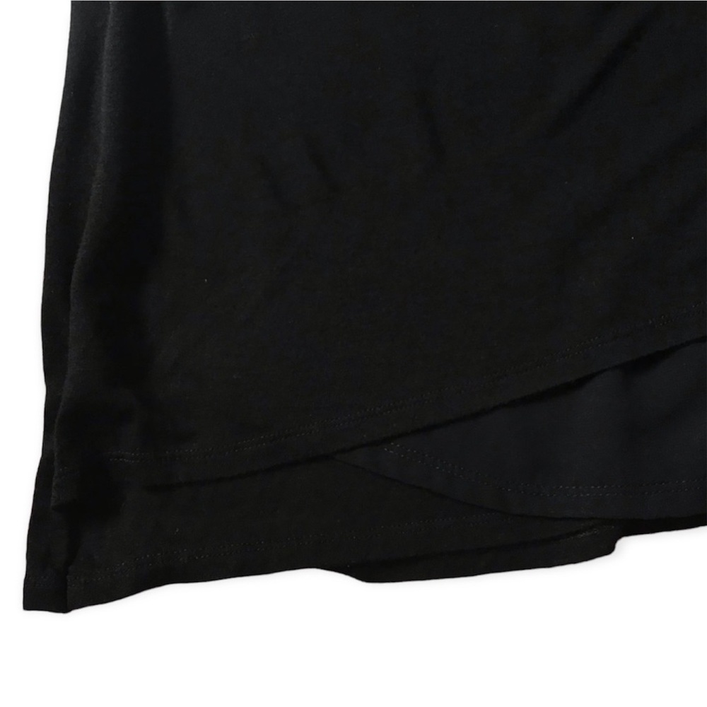 Avenue Beautifully Embellish Tank with Layered Hem Woman’s Size 18 20 Black - Picture 3 of 4